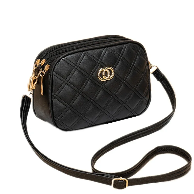 Black 3-Layer Body Women's Brand And Cross PU Handbags Bags Handbag Shoulder Luxury Leather Female Designer Bag Purses Zippers
Black 3-Layer Body Women's Brand And Cross PU Handbags Bags Handbag Shoulder Luxury Leather Female Designer Bag Purses Zippers
