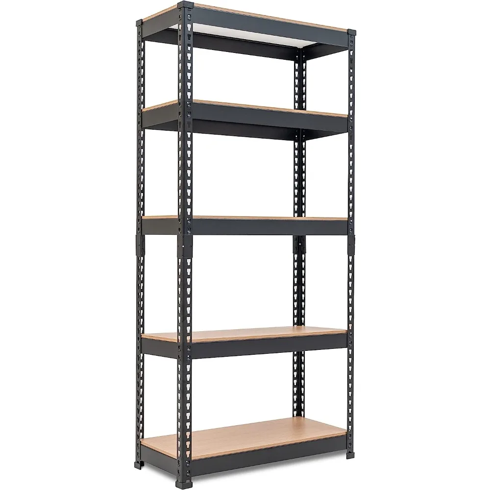 HOMEDANT 5 Tier Laminated Metal Shelving Unit Adjustable Multipurpose Shelf, Storage Organization
HOMEDANT 5 Tier Laminated Metal Shelving Unit Adjustable Multipurpose Shelf, Storage Organization