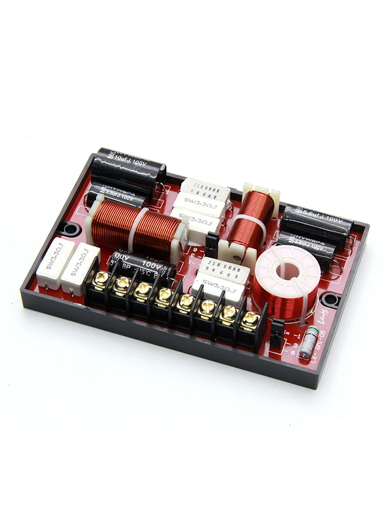Audio Frequency Divider 3-way, Beautiful Sound Capacitor Car Mounted High Medium Bass Frequency Speaker Divider
Audio Frequency Divider 3-way, Beautiful Sound Capacitor Car Mounted High Medium Bass Frequency Speaker Divider