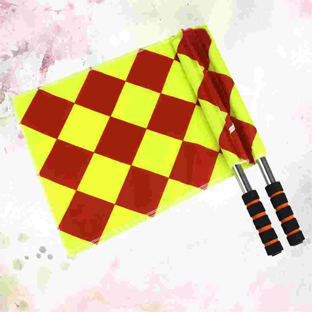 2pcs Sports Flags Soccer Football Flags Patrol Flags Border Flags Football Referee Flags Pennant Flags Referee Flag with
2pcs Sports Flags Soccer Football Flags Patrol Flags Border Flags Football Referee Flags Pennant Flags Referee Flag with