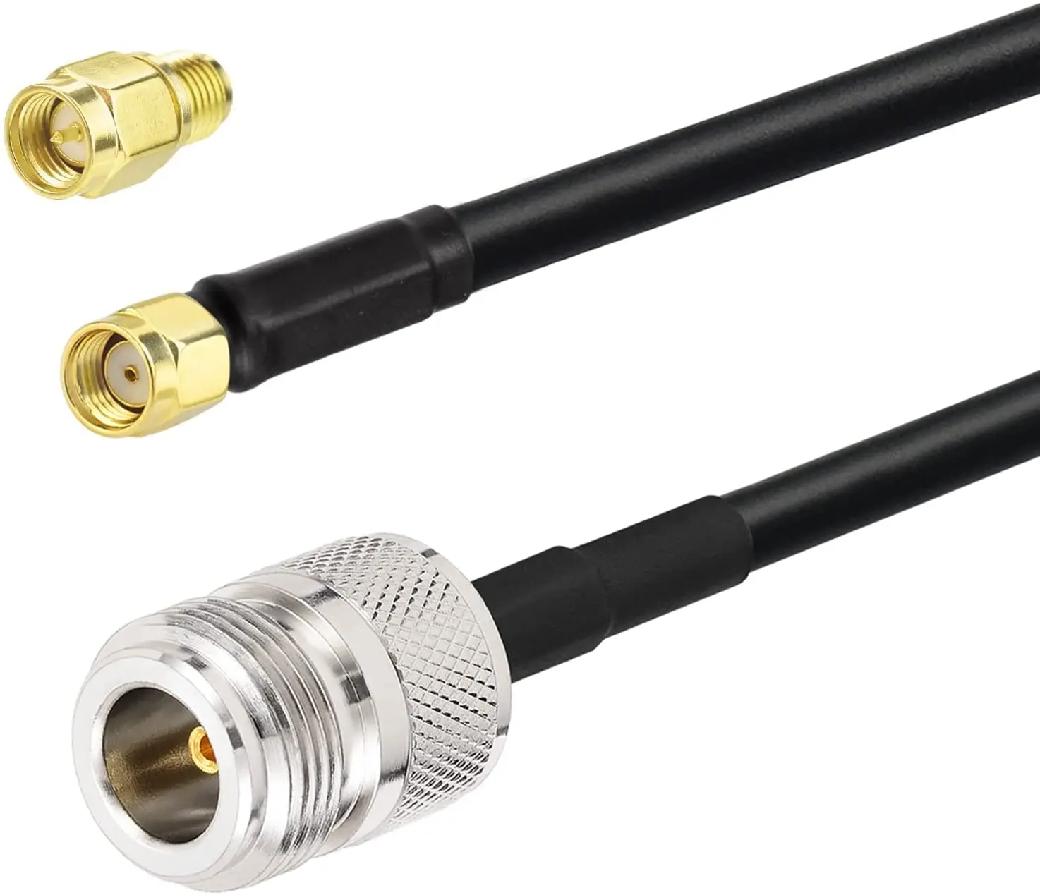 

Eightwood Lora 868 MHz 915 MHz Antenna Cable N Type Female to RP-SMA Male RG58 610cm for WiFi Booster Extender Amplifier Yagi