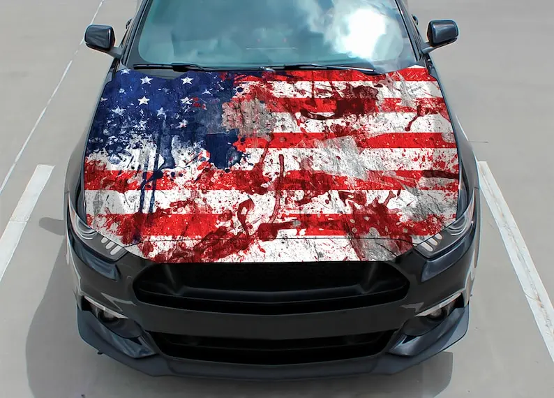 Car hood wrap decal, vinyl, sticker, graphic, american flag, truck decal, truck graphic, bonnet wrap decal, skull, f150,
Car hood wrap decal, vinyl, sticker, graphic, american flag, truck decal, truck graphic, bonnet wrap decal, skull, f150,
