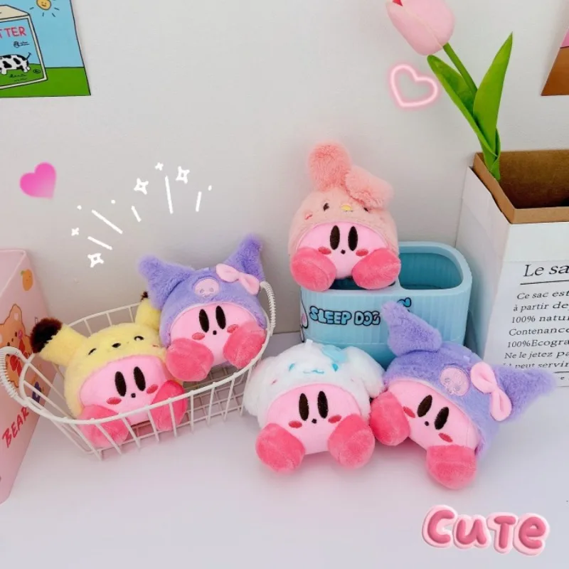Брелок Kirby, плюшевая кукла, игрушки для косплея, подвеска Sanrio, мультяшный мягкий хлопковый мешок, Декор, кавайный Kirby для детей, подарки для девочек
Брелок Kirby, плюшевая кукла, игрушки для косплея, подвеска Sanrio, мультяшный мягкий хлопковый мешок, Декор, кавайный Kirby для детей, подарки для девочек