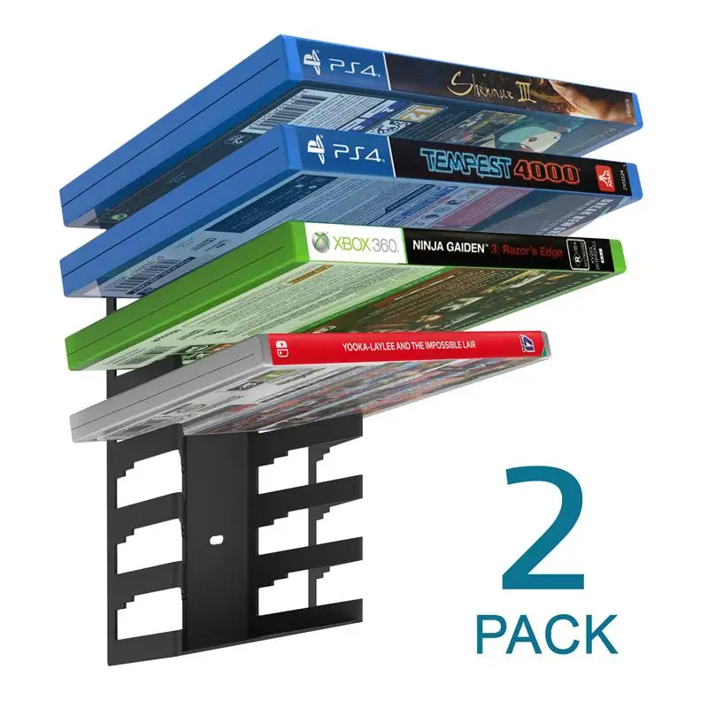 New Monzlteck Video Game Case Storage Wall Mount(Compatible for Xbox one/360,PS4/PS5,Nintendo Switch)
New Monzlteck Video Game Case Storage Wall Mount(Compatible for Xbox one/360,PS4/PS5,Nintendo Switch)