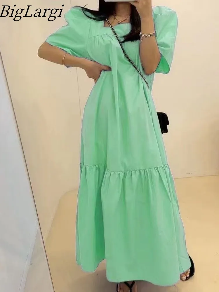 2023 Summer Cotton Midi Dress Women Korean Elegant Vintage Ladies Dresses Loose Casual Chic Woman Dress Vestidos
2023 Summer Cotton Midi Dress Women Korean Elegant Vintage Ladies Dresses Loose Casual Chic Woman Dress Vestidos