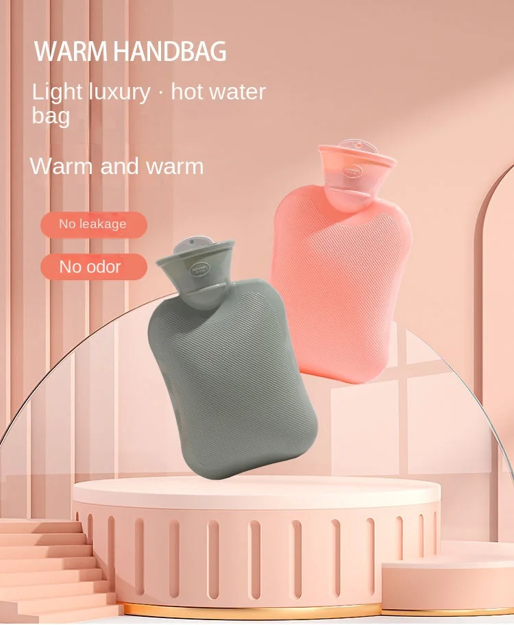 New Water Injection Hot Water Bag In Winter Home Students Warm Hand with Hot Compress Portable Thickened PVC Warm Water Bag
New Water Injection Hot Water Bag In Winter Home Students Warm Hand with Hot Compress Portable Thickened PVC Warm Water Bag