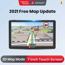 Junsun D100 Car GPS Navigation 7 Inch Touch Screen 256M+8G FM Voice Prompts Europe New Map Free Update Truck GPS Navigators Junsun D100 Car GPS Navigation 7 Inch Touch Screen 256M+8G FM Voice Prompts Europe New Map Free Update Truck GPS Navigators