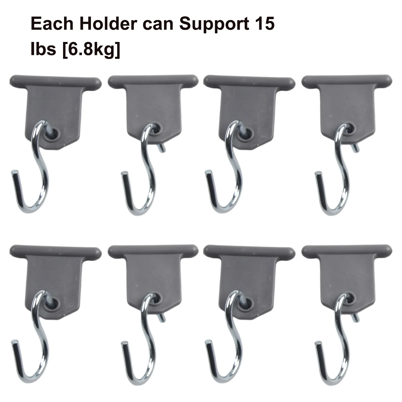 

8Pcs S-shaped Camping Awning Hooks Clips RV Tent Hangers Light Hangers Outdoor RV Hooks Shed Hooks Awning Accessories