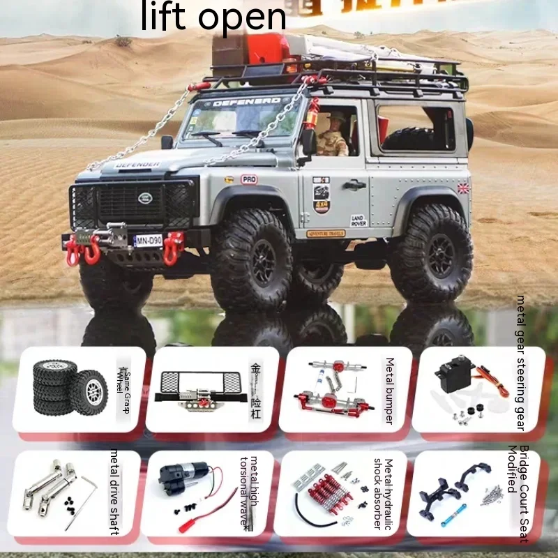 

2.4G 4WD 1:12 Scale MN99S Model RTR Version WPL RC Car and MN99S Car Refitparts D90 Defender Pickup Remote Control Truck Toys