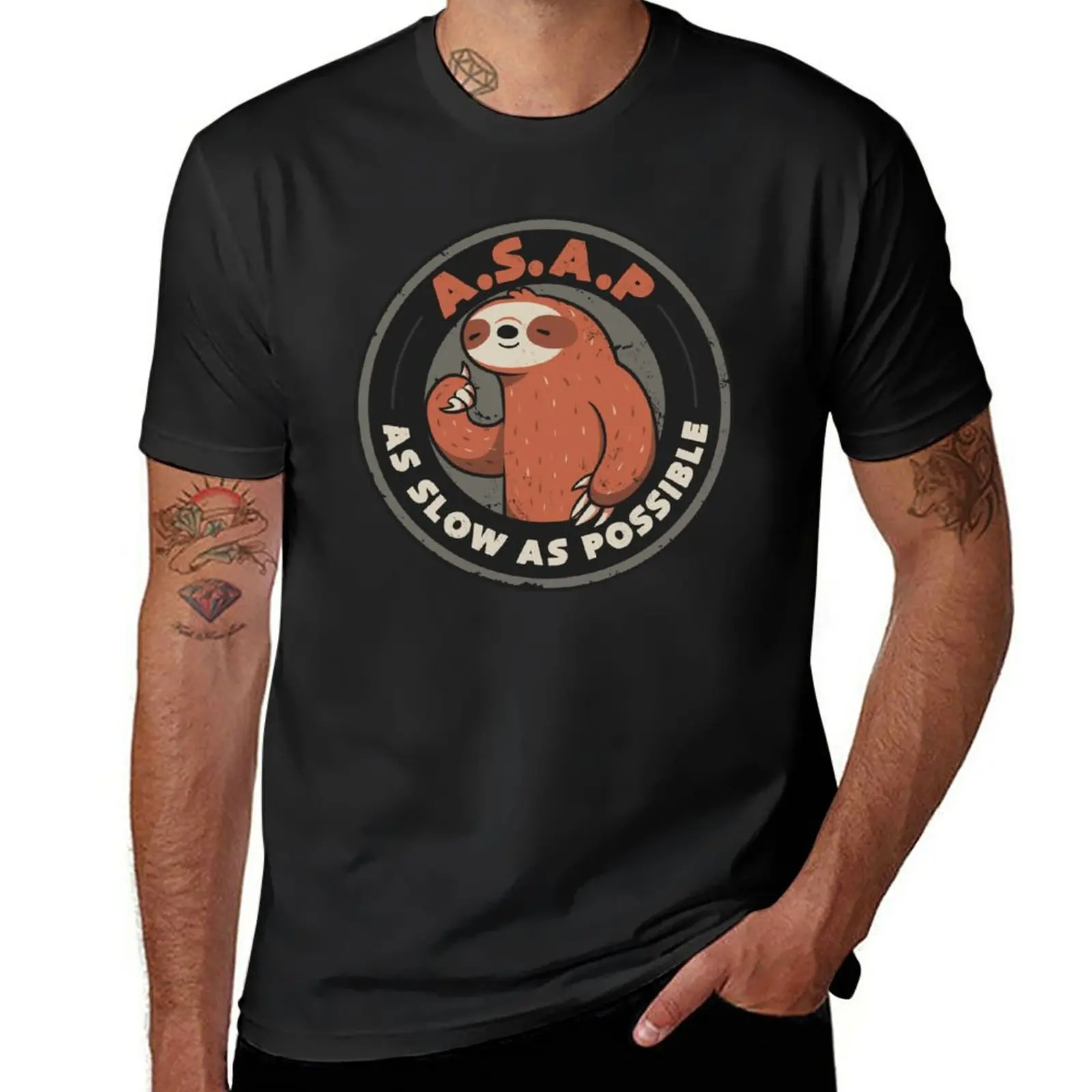 New As Slow As Possible - Lazy Cute Funny Sloth Gift T-Shirt Short sleeve Oversized t-shirt mens plain t shirts
New As Slow As Possible - Lazy Cute Funny Sloth Gift T-Shirt Short sleeve Oversized t-shirt mens plain t shirts
