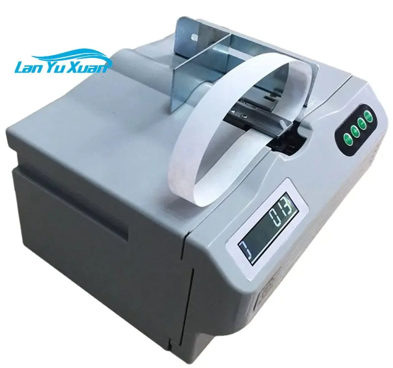 

Banding money cash machine 20mm width paper strapping banding banknotes machine