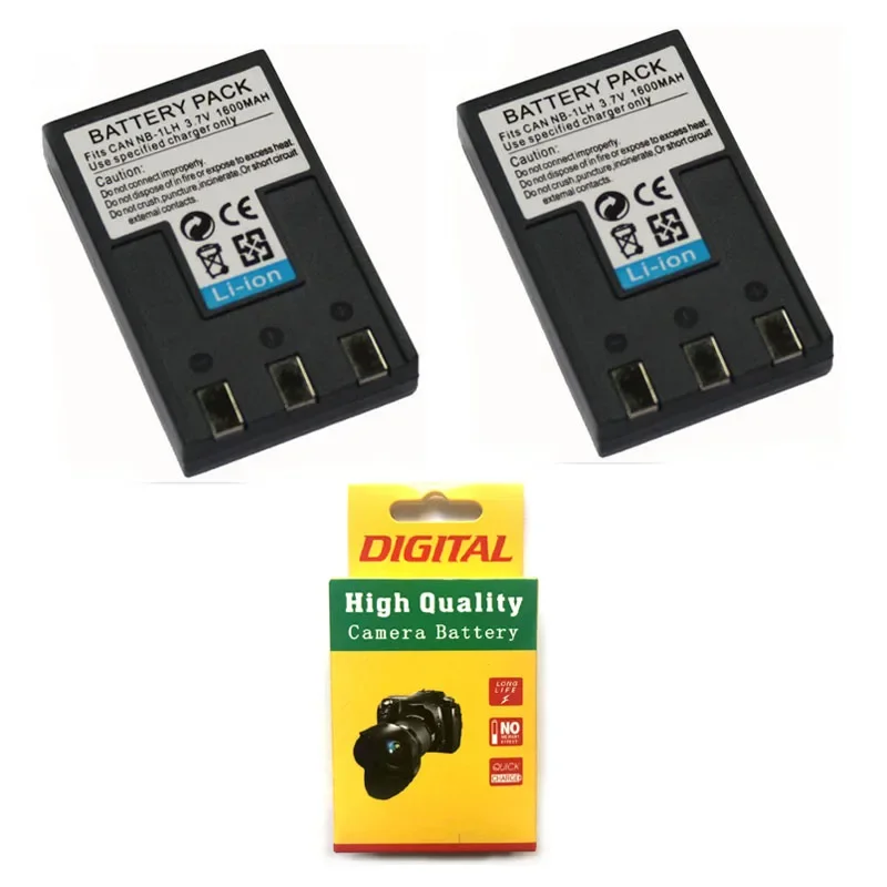 3.7V 1600mAh NB-1LH NB-1L Camera Battery For Canon PowerShot 100 200 S110 Digital ELPH S110 S200, S230, S300, LXUS300 LXUS330
3.7V 1600mAh NB-1LH NB-1L Camera Battery For Canon PowerShot 100 200 S110 Digital ELPH S110 S200, S230, S300, LXUS300 LXUS330