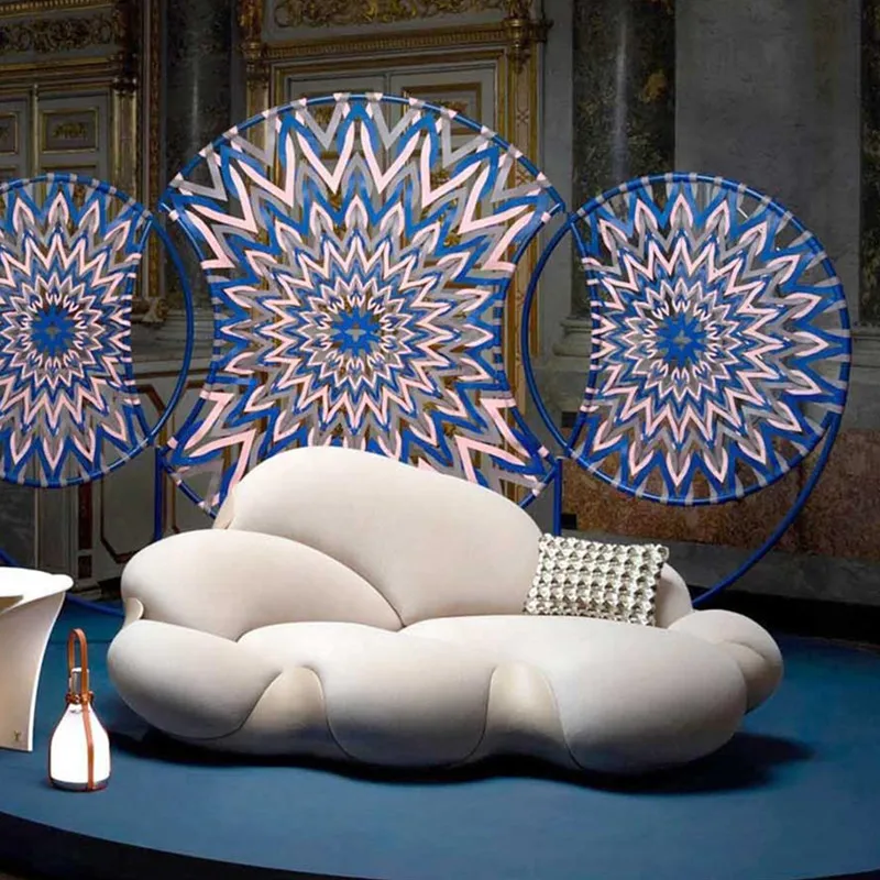 Customized Designer New Creative Cloud-Shaped Sofa Hotel Villa Lobby Exhibition Hall Leisure Special-Shaped Candy-Colored Sofa
Customized Designer New Creative Cloud-Shaped Sofa Hotel Villa Lobby Exhibition Hall Leisure Special-Shaped Candy-Colored Sofa