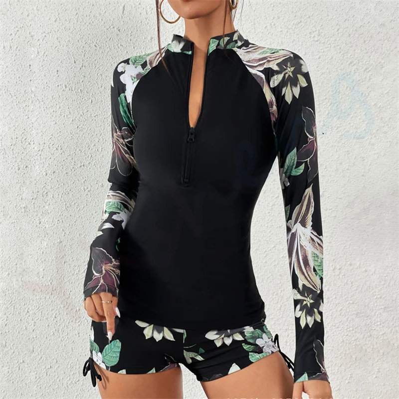 New Swimsuit Sexy Large Size Printing Sunscreen Surfing Suit Split Long Sleeve Snorkeling Swimsuit Beach Sportswear Swimwear
New Swimsuit Sexy Large Size Printing Sunscreen Surfing Suit Split Long Sleeve Snorkeling Swimsuit Beach Sportswear Swimwear