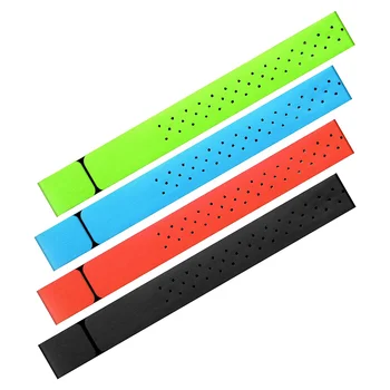 4 Pcs Replacement Heart Rate Monitor Armband Strap Adjustable Replacement Armband Strap 11.8 Inch
