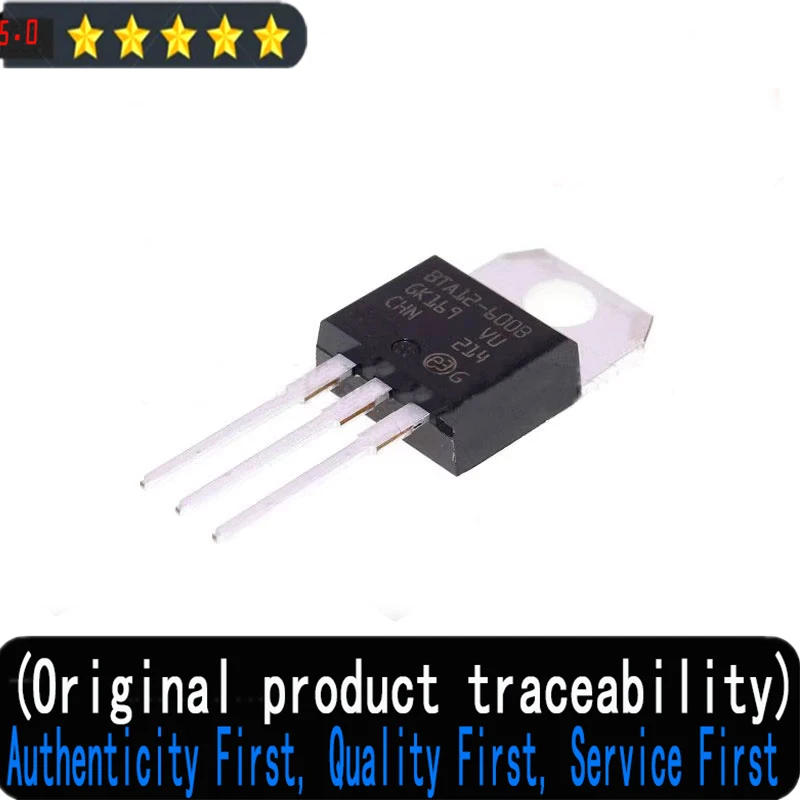100% brand new original imported BTA12-600BRG TO-220 three terminal bidirectional thyristor 12A 600V
100% brand new original imported BTA12-600BRG TO-220 three terminal bidirectional thyristor 12A 600V