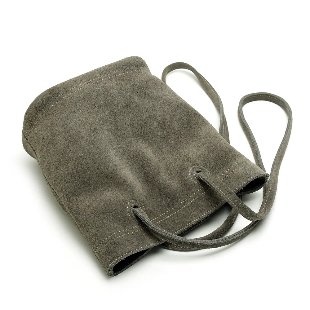 

Hot Sell Matte Cowhide Bucket Bag Shoulder Carry Hot Sales