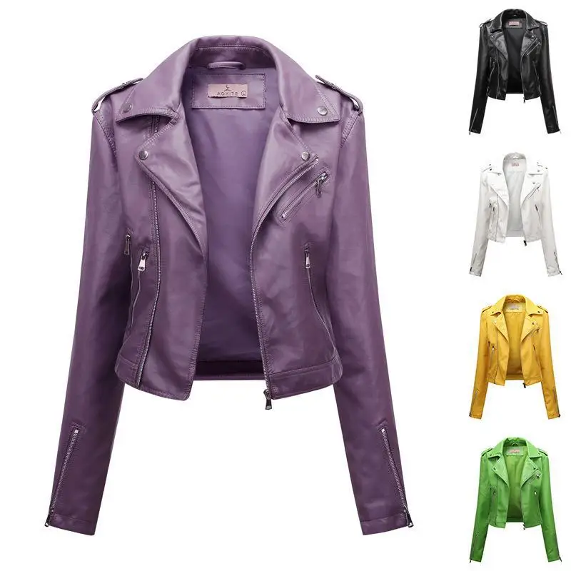Women's Leather Jacket 2023 Spring Autumn New Casual Vintage Motorcycle Biker Coat Female Brand Design PU Jacket For Women Q464
Women's Leather Jacket 2023 Spring Autumn New Casual Vintage Motorcycle Biker Coat Female Brand Design PU Jacket For Women Q464