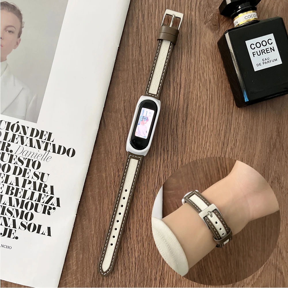 Leather Canvas Strap for Xiaomi Mi Band 7 Smart Watch Original Replacement Bracelet Belt for Mi Band 7 Fashion Wristband
Leather Canvas Strap for Xiaomi Mi Band 7 Smart Watch Original Replacement Bracelet Belt for Mi Band 7 Fashion Wristband