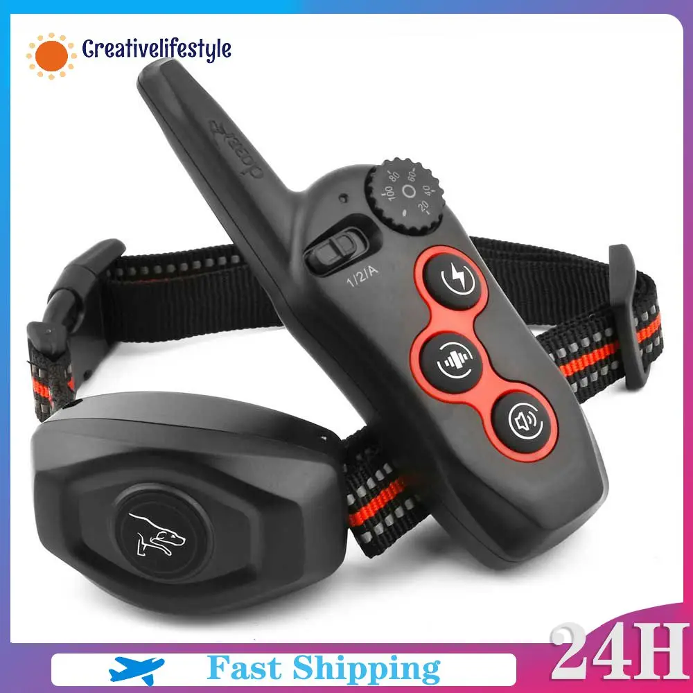 in 1 Dog Training Collar & Anti Bark Collar 400M Rechargeable Dog Electric Collar Waterproof Remote Dog Pet Product
in 1 Dog Training Collar & Anti Bark Collar 400M Rechargeable Dog Electric Collar Waterproof Remote Dog Pet Product