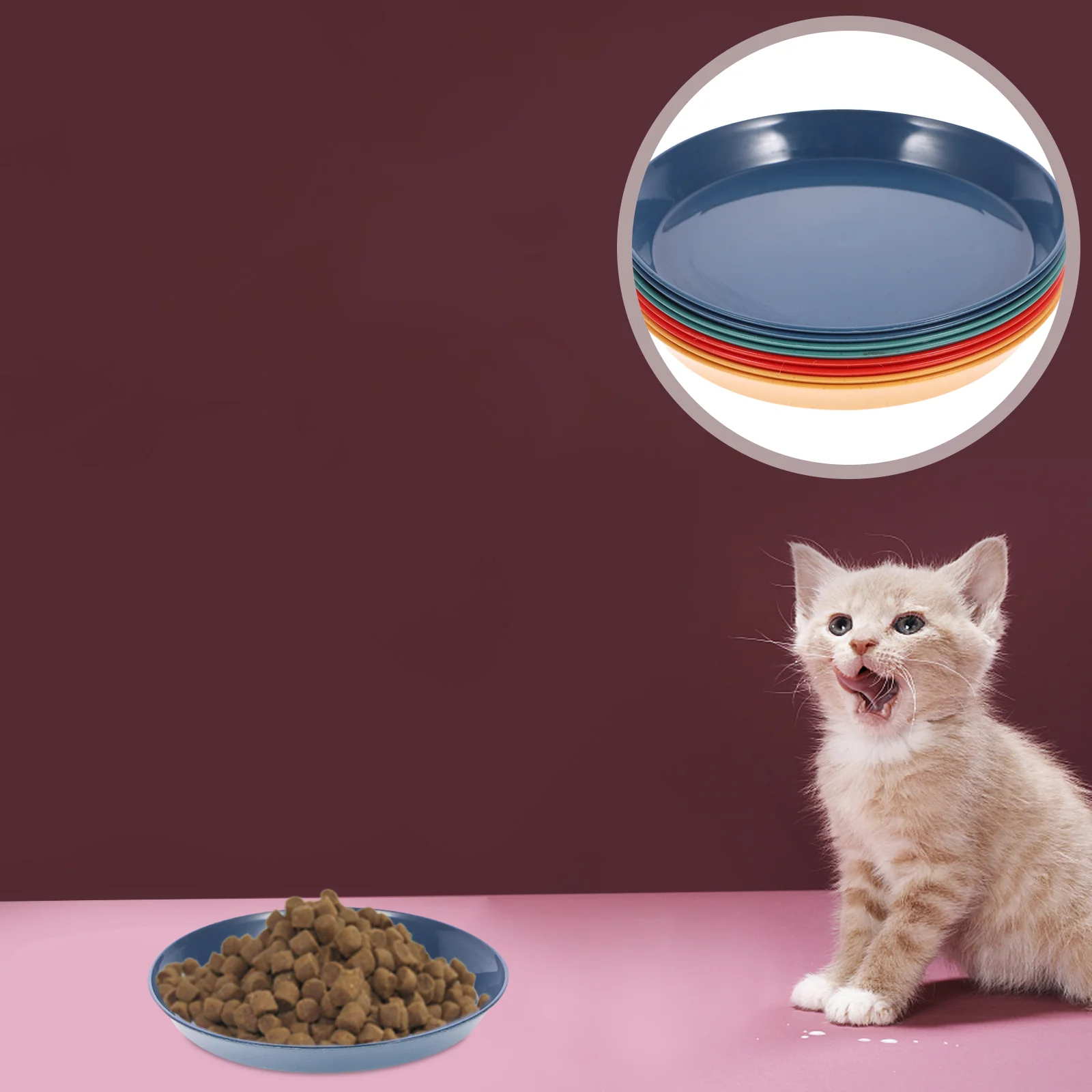 8Pcs Kitten Shallow Feeding Bowl Cat Food Dish Cat Feeding Bowls Wide Pet Food Plate
8Pcs Kitten Shallow Feeding Bowl Cat Food Dish Cat Feeding Bowls Wide Pet Food Plate