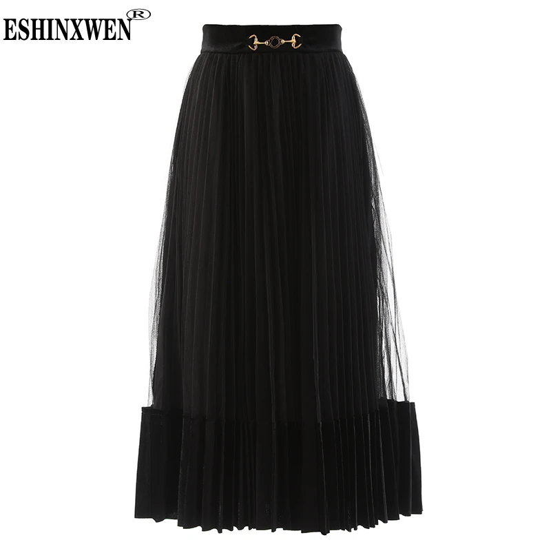 Eshin Vintage Style Versatile Pleated Half Skirt Women's 2023 Autumn And Winter New Black High Waist Length Velvet Skirts TH686
Eshin Vintage Style Versatile Pleated Half Skirt Women's 2023 Autumn And Winter New Black High Waist Length Velvet Skirts TH686