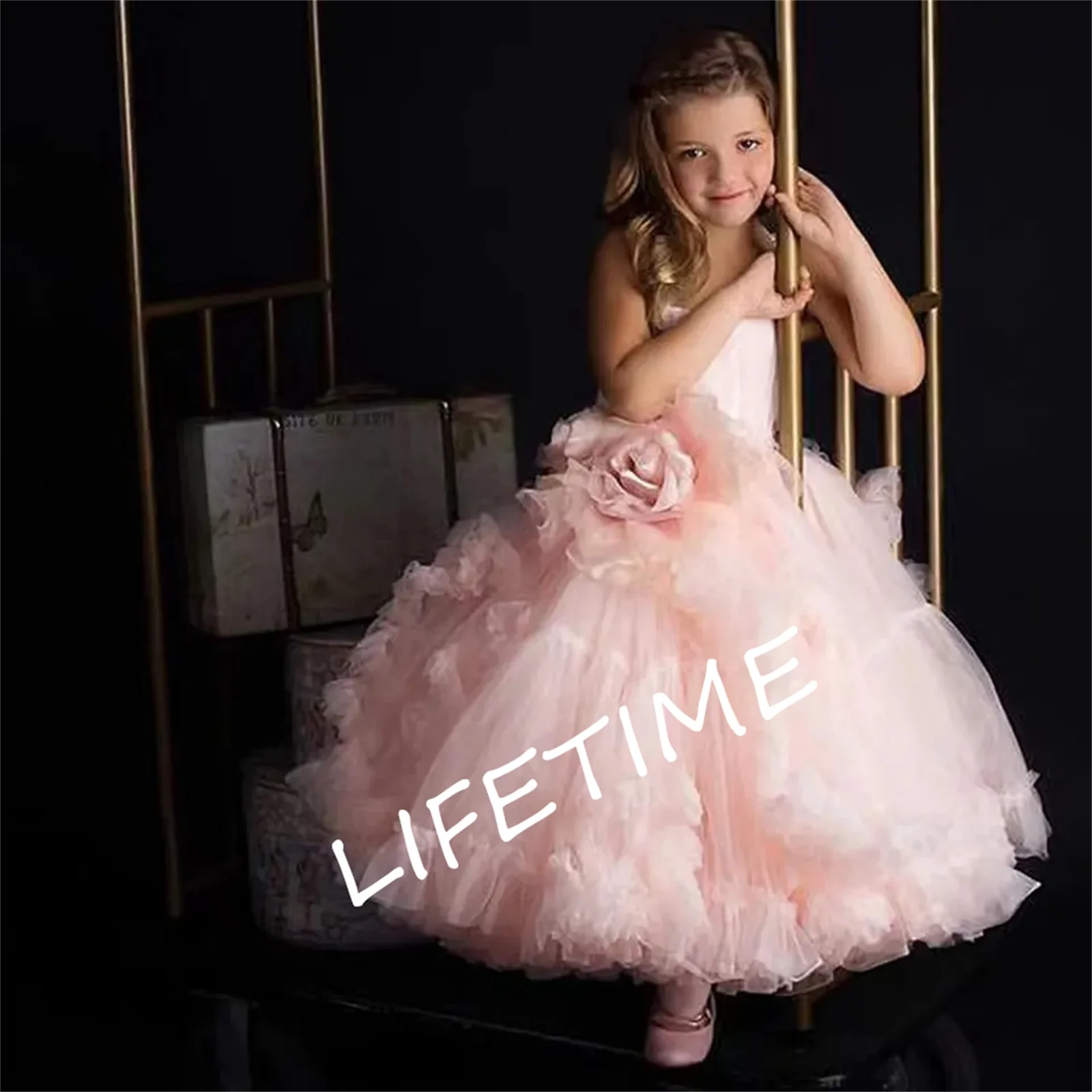 Lovely Pink Ball Gown Sleeveless Flower Girl Dresses For Wedding 2023 Tulle Ruffle Princess Birthday Party First Communion Forma
Lovely Pink Ball Gown Sleeveless Flower Girl Dresses For Wedding 2023 Tulle Ruffle Princess Birthday Party First Communion Forma