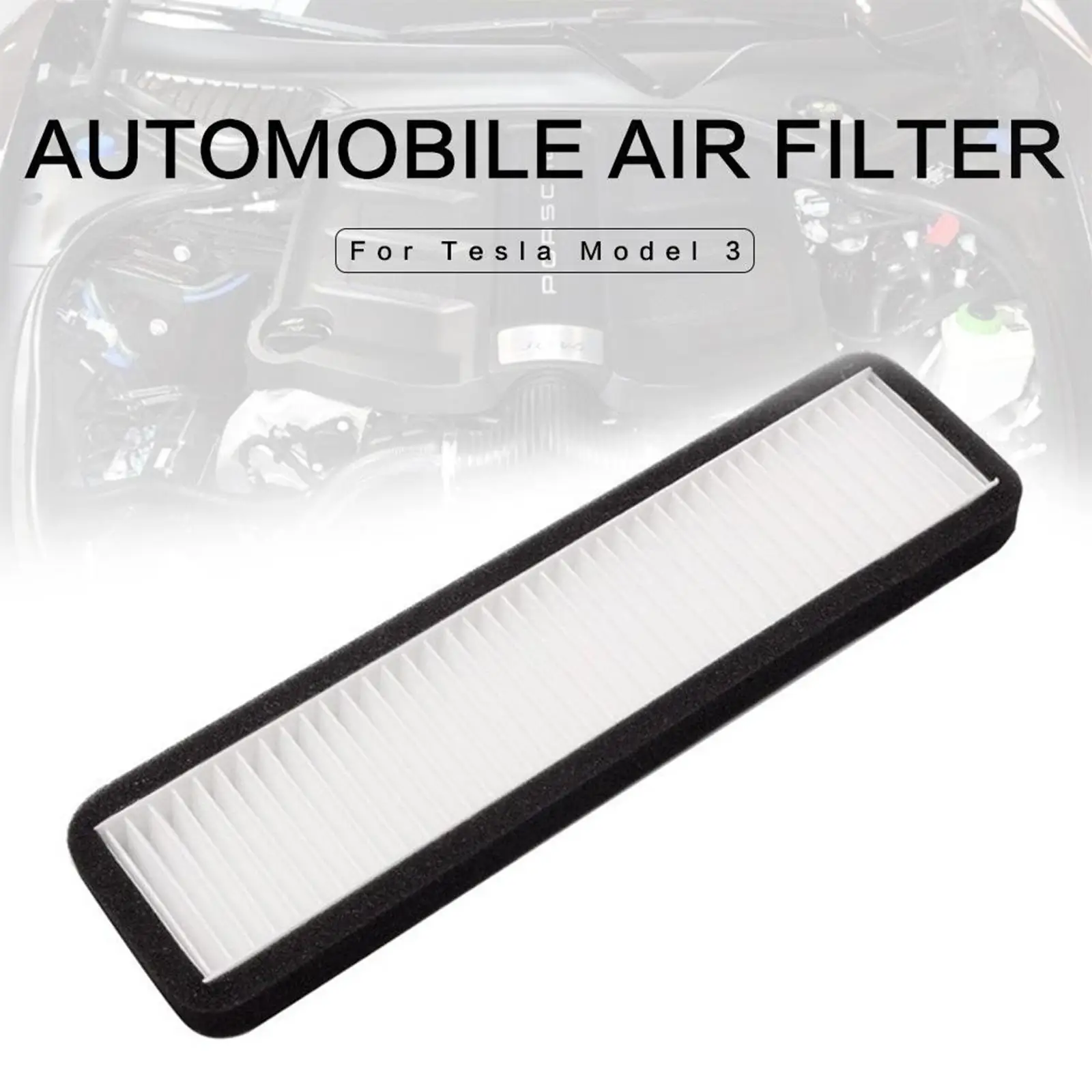 

Durable Air Conditioning Inlet Filter Replacement Effective Blocking PM2.5 Direct for Tesla Model 3 Y 19-21 Car Accessories