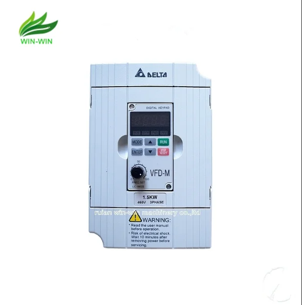 DELTA VFD015M43B VFD-M 460 кВт в CE 3-фазный преобразователь частоты, запасные части для машины для выдувания пленки
DELTA VFD015M43B VFD-M 460 кВт в CE 3-фазный преобразователь частоты, запасные части для машины для выдувания пленки