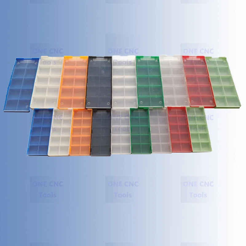 20/50/100pcs Carbide Inserts Empty Box CNC Insert Packing Plastics Box Milling Cutter End Mill Unilateral Push CNC Accessories
20/50/100pcs Carbide Inserts Empty Box CNC Insert Packing Plastics Box Milling Cutter End Mill Unilateral Push CNC Accessories