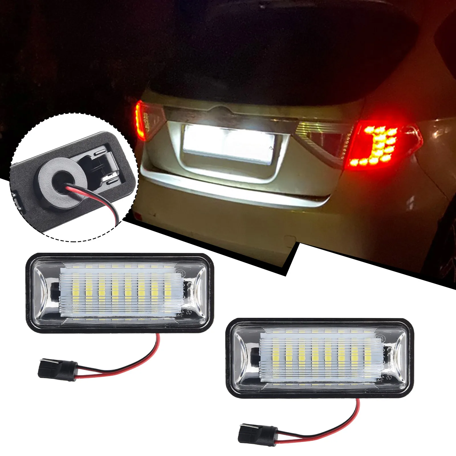 2 * фонари для номерного знака, лампы белого цвета для Subaru Forester Impreza WRX/WRX
2 * фонари для номерного знака, лампы белого цвета для Subaru Forester Impreza WRX/WRX