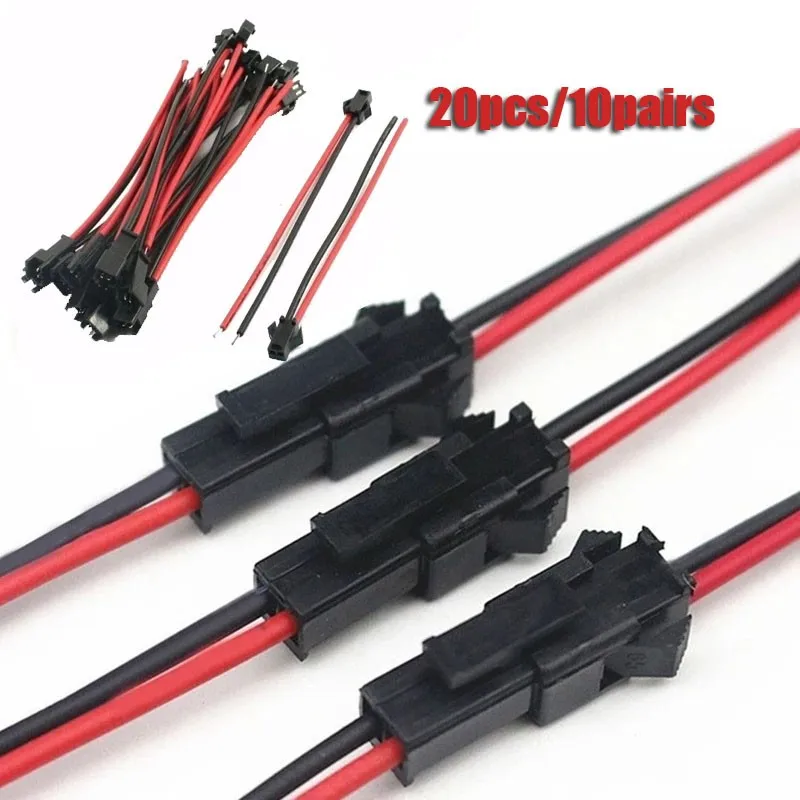 20pcs/set Male To Female Plug Terminal Wire Connector Terminal Line JST Wire Connector For LED Downlight Ceiling Lamp
20pcs/set Male To Female Plug Terminal Wire Connector Terminal Line JST Wire Connector For LED Downlight Ceiling Lamp