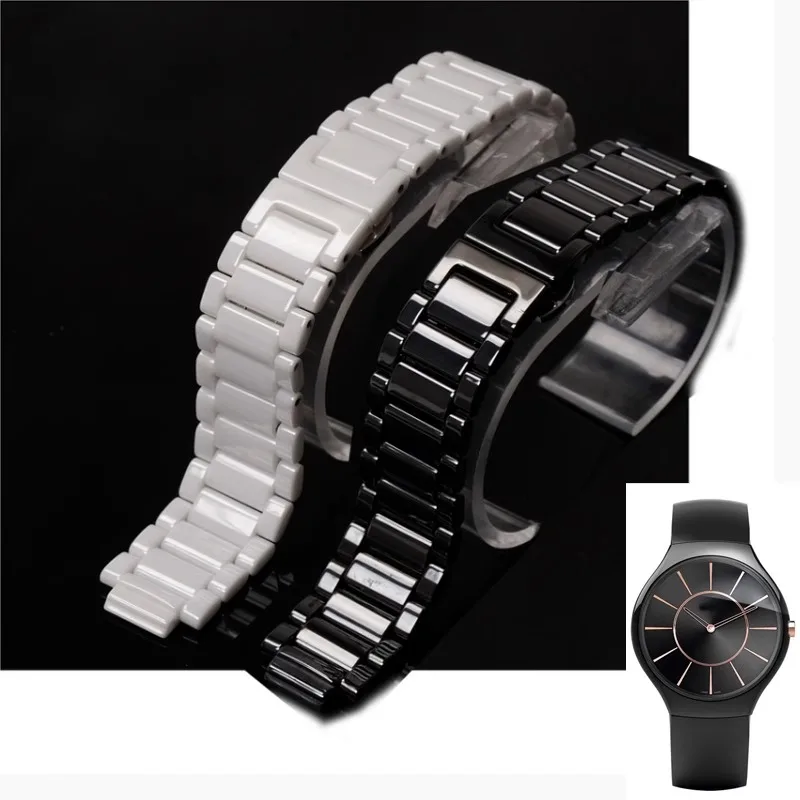 Premium-Grade Ceramic Watch Strap For Rado True Series Thin Watch Chain Black And White Convex Watchband Accessories 19mmX12mm
Premium-Grade Ceramic Watch Strap For Rado True Series Thin Watch Chain Black And White Convex Watchband Accessories 19mmX12mm
