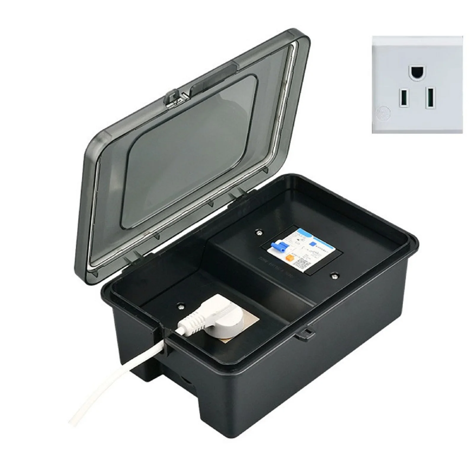Outdoor Waterproof Socket Box IP65 With Leakage Protection 15A Car Charging Box Dustproof And Rainproof Charging Socket Box
Outdoor Waterproof Socket Box IP65 With Leakage Protection 15A Car Charging Box Dustproof And Rainproof Charging Socket Box