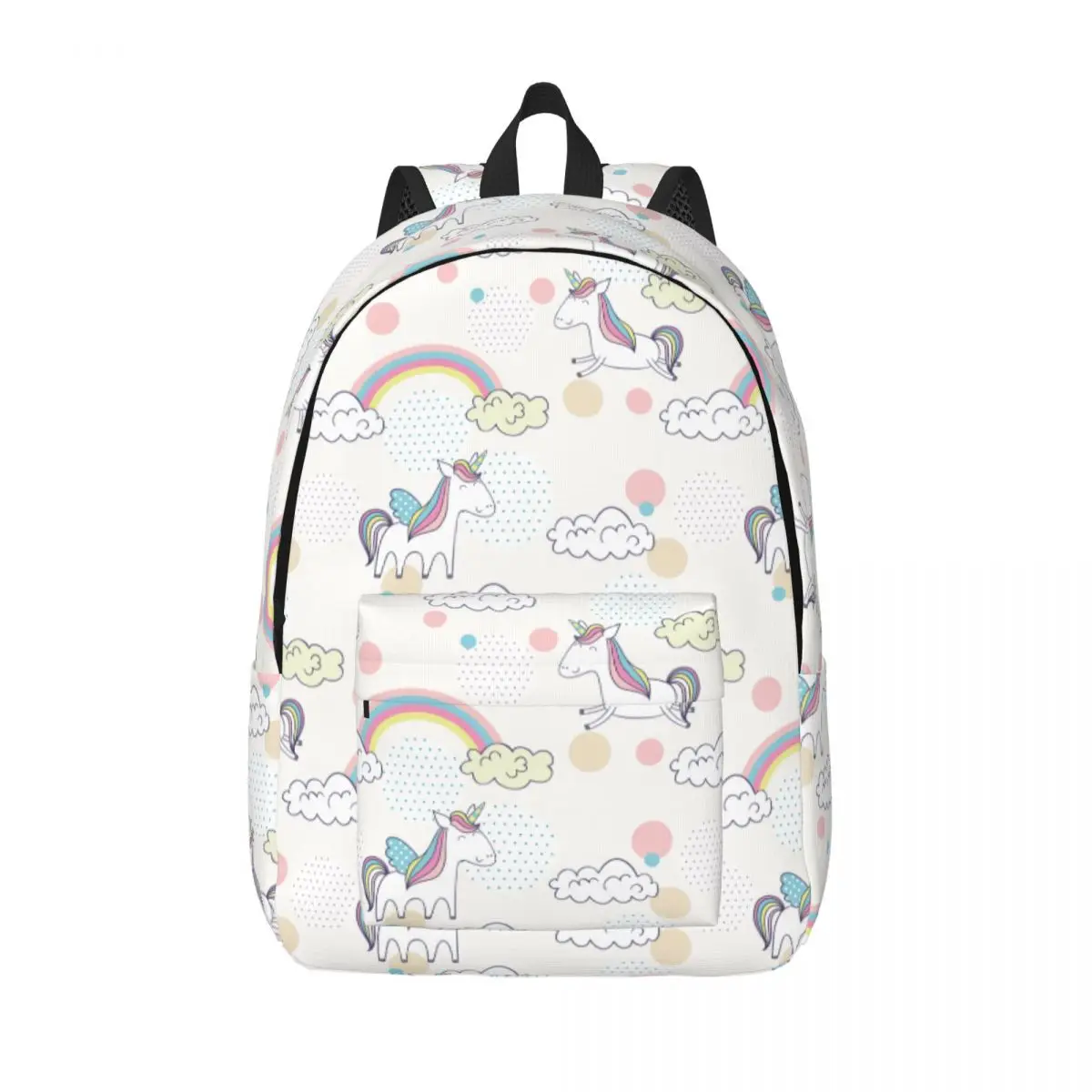 

Rainbow Cloud Cute Unicorn Backpack for Preschool Kindergarten Schoolbag Girl Kids Canvas Daypack Hiking