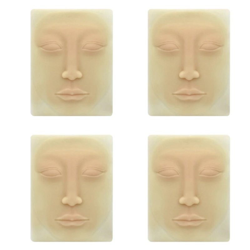4X Beginner 3D Silicone Permanent Makeup Tattoo Training Practice Fake Skin Blank For Microblading Face
4X Beginner 3D Silicone Permanent Makeup Tattoo Training Practice Fake Skin Blank For Microblading Face