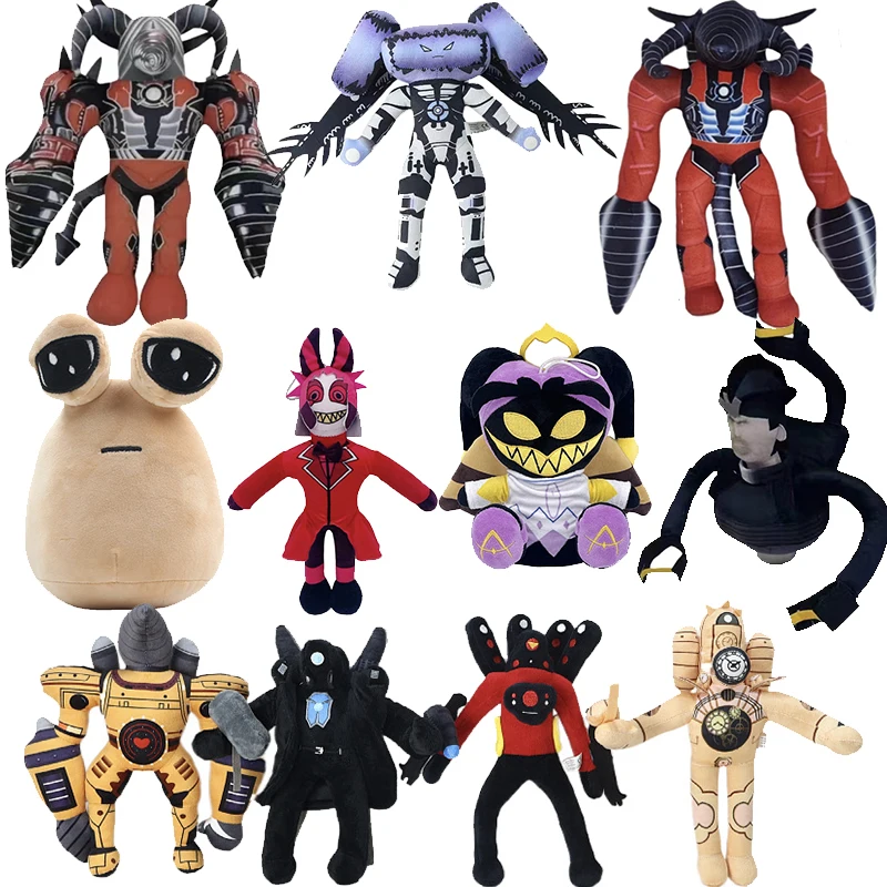 Skibidi Toilet Plush Titans Cameraman TV Man Camera Man Speakerman Doll Soft Toy Stuffed Hazbins Hotel Plush Pet Alien Pou Plush
Skibidi Toilet Plush Titans Cameraman TV Man Camera Man Speakerman Doll Soft Toy Stuffed Hazbins Hotel Plush Pet Alien Pou Plush