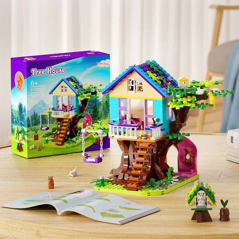 New Version Flower Tree House Forest Artistic Conception Building Block Model Set Creativity Toys For Children Christmas Gifts 
New Version Flower Tree House Forest Artistic Conception Building Block Model Set Creativity Toys For Children Christmas Gifts