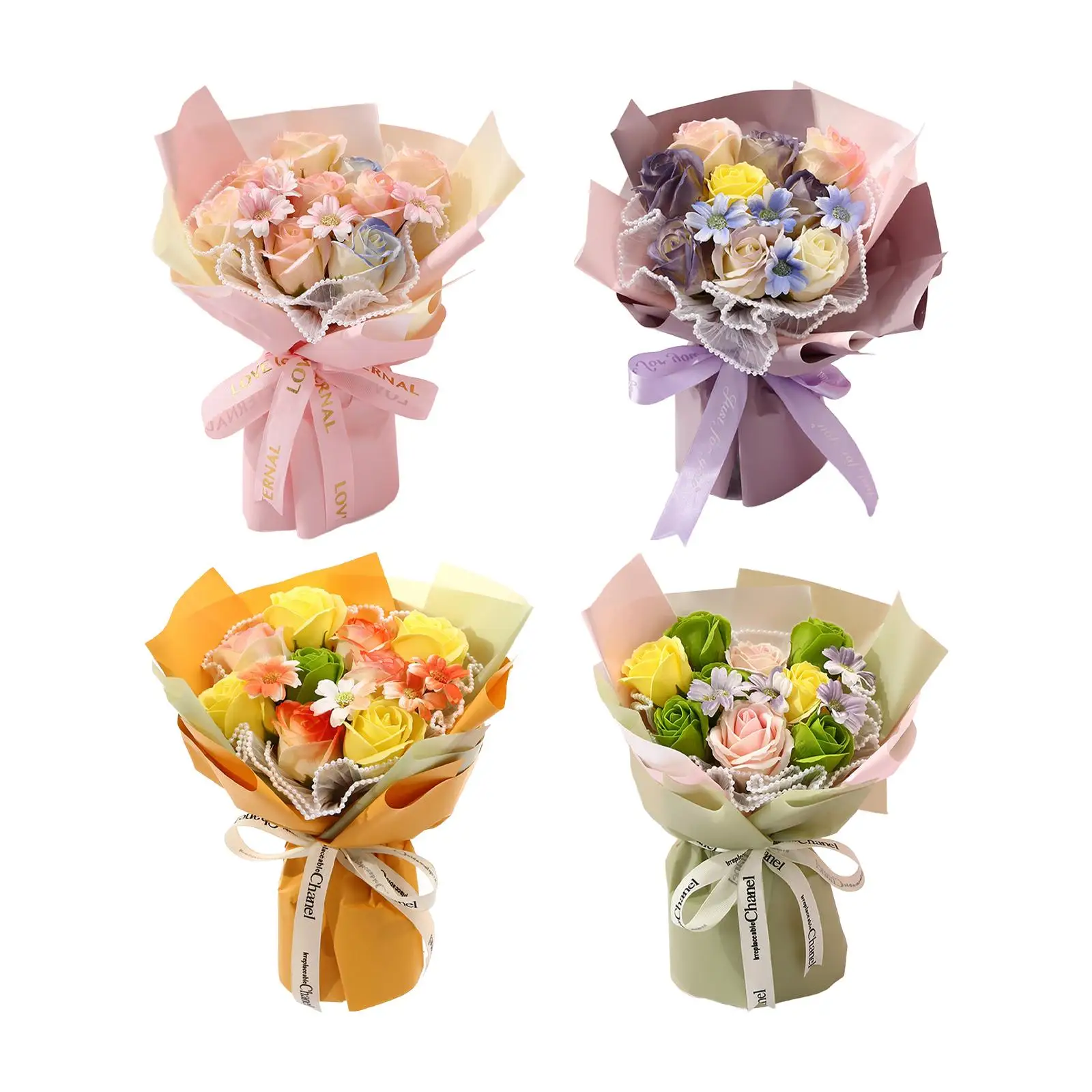 Soap Flower Bouquet Table Centerpieces Romantic Mother's Day Gift for Anniversary Engagement Ceremony Thanksgiving Wedding
Soap Flower Bouquet Table Centerpieces Romantic Mother's Day Gift for Anniversary Engagement Ceremony Thanksgiving Wedding