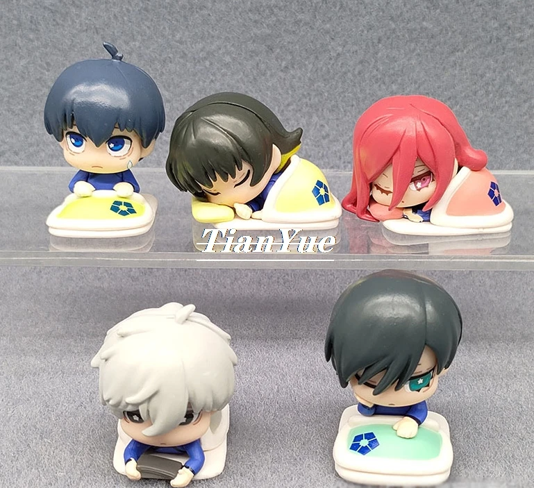 Anime Blue Rock 5pcs/set Isagi Yoichi Nagi Seishiro Chigiri Hyoma Sleeping version Figure toy Car Decoration Christmas gift 4CM
Anime Blue Rock 5pcs/set Isagi Yoichi Nagi Seishiro Chigiri Hyoma Sleeping version Figure toy Car Decoration Christmas gift 4CM