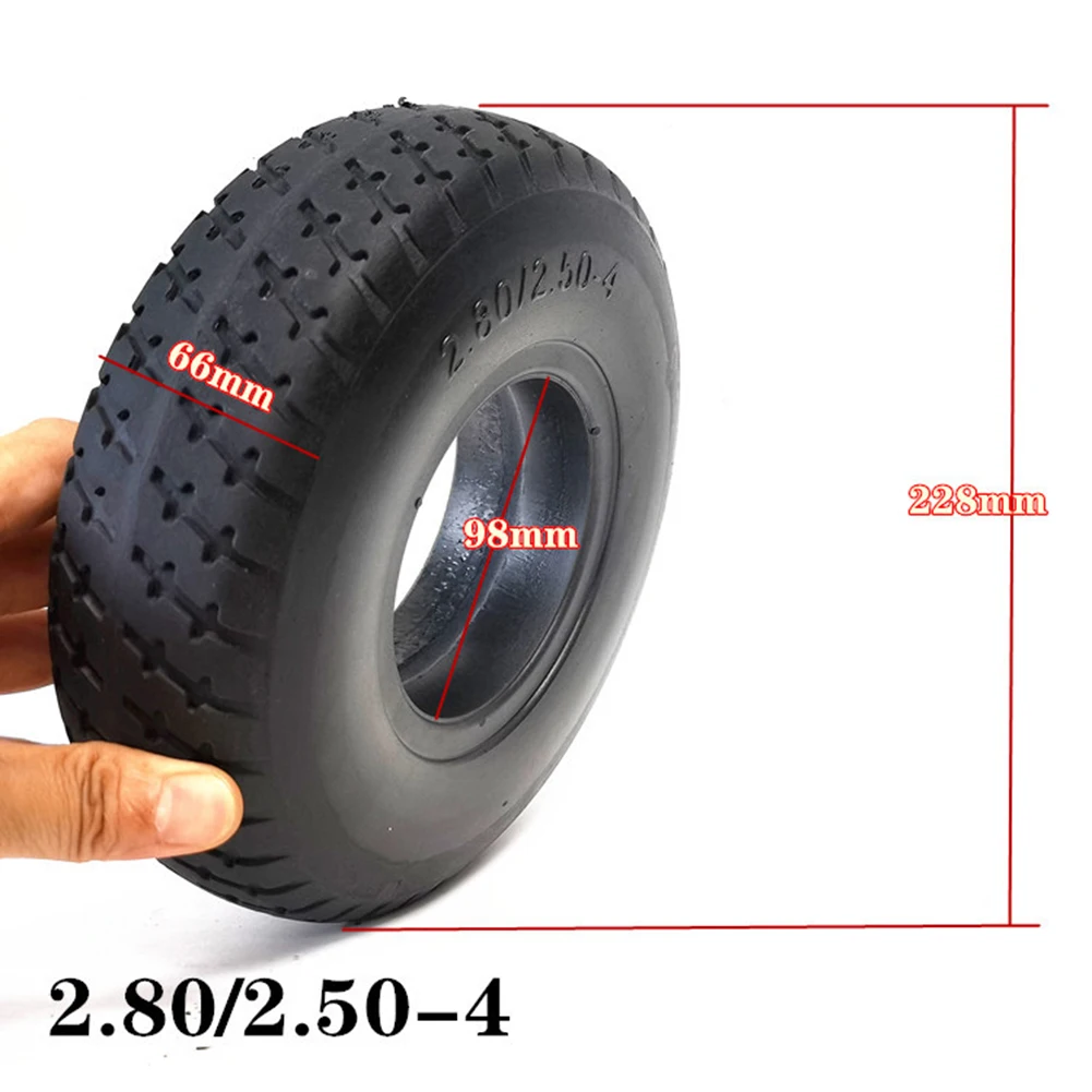 Sport Tire Solid Tire 2.80/2.50-4 9inch Electric Scooter Rubber Tubeless Wheelchair For Razor Scooter E300 Cycling Accessories
Sport Tire Solid Tire 2.80/2.50-4 9inch Electric Scooter Rubber Tubeless Wheelchair For Razor Scooter E300 Cycling Accessories