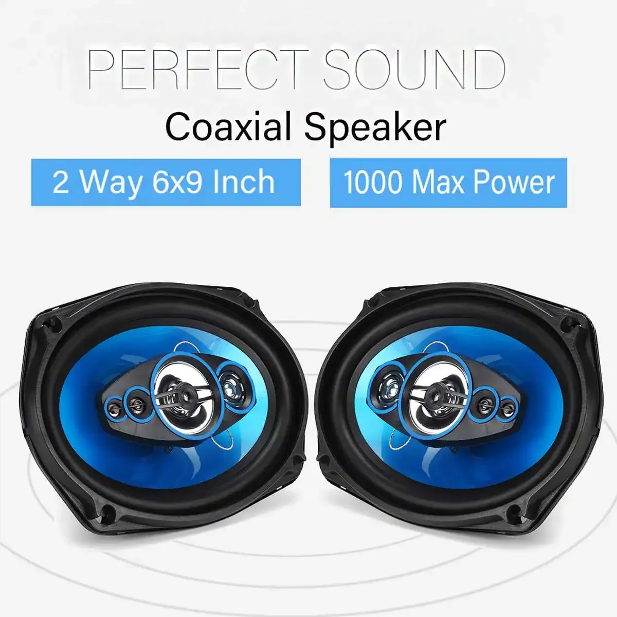1000W 12V 6.9 Inch 2 Way HIFI Audio Car Music Stereo 2 Pcs Car Speaker Coaxial Subwoofer Tweeter Stereo Surround Audio Speaker
1000W 12V 6.9 Inch 2 Way HIFI Audio Car Music Stereo 2 Pcs Car Speaker Coaxial Subwoofer Tweeter Stereo Surround Audio Speaker