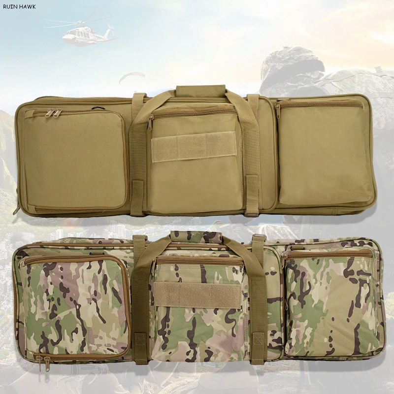 

85CM Tactical Rifle Bag Outdoor Sport Shotgun Gun Case for AR 15 AK 47 M4 M16 Sniper Rifle Protection Shoulder Bag With Padded