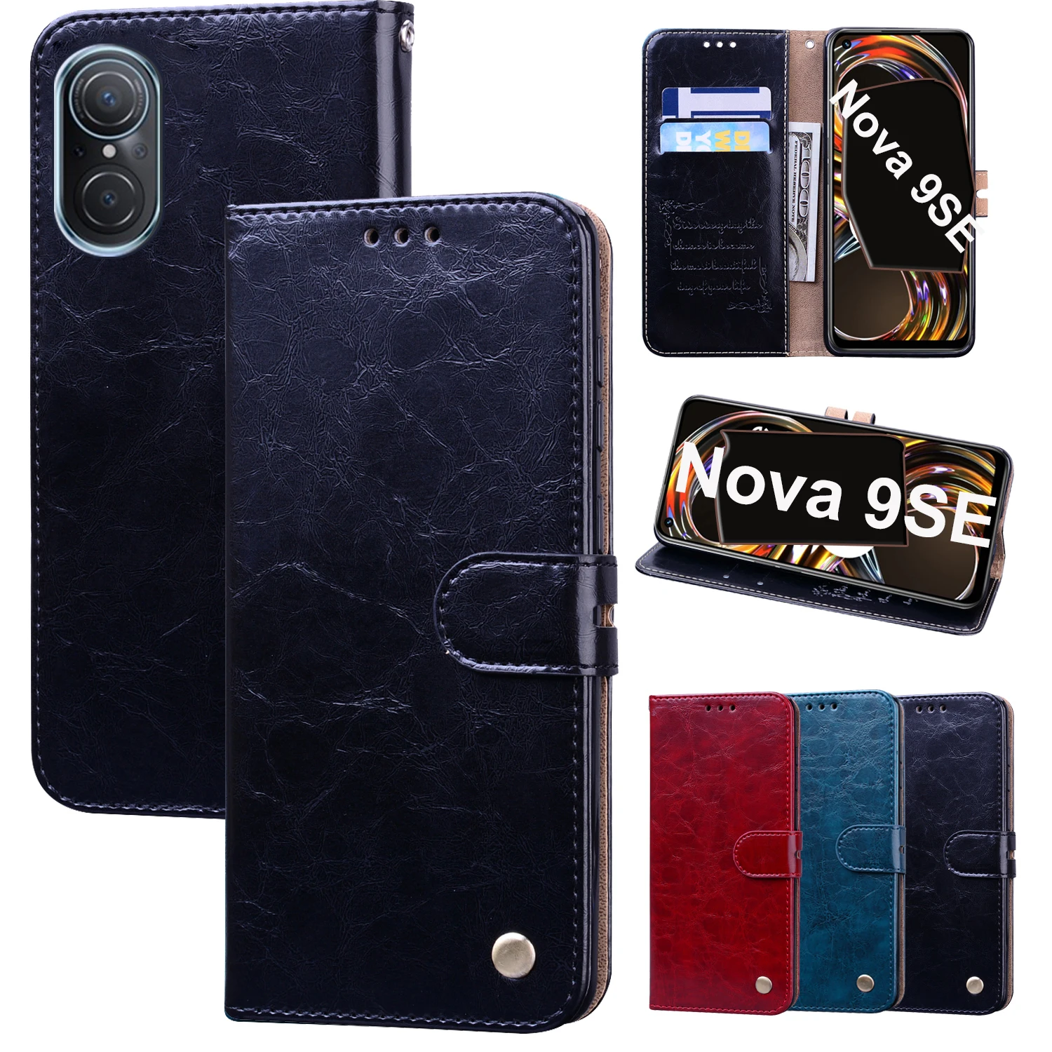 For Huawei Nova 9 SE Case Luxury PU Leather Card Slots Wallet Stand ShockProof Case For Huawei Nova 9 SE JLN-A00 Phone Bags
For Huawei Nova 9 SE Case Luxury PU Leather Card Slots Wallet Stand ShockProof Case For Huawei Nova 9 SE JLN-A00 Phone Bags