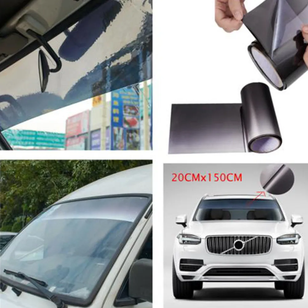 High Quality New Car Sun Front Film Water Resistant With Scraper Front Windshield PVC Stretchable Strip Sun Visor
High Quality New Car Sun Front Film Water Resistant With Scraper Front Windshield PVC Stretchable Strip Sun Visor