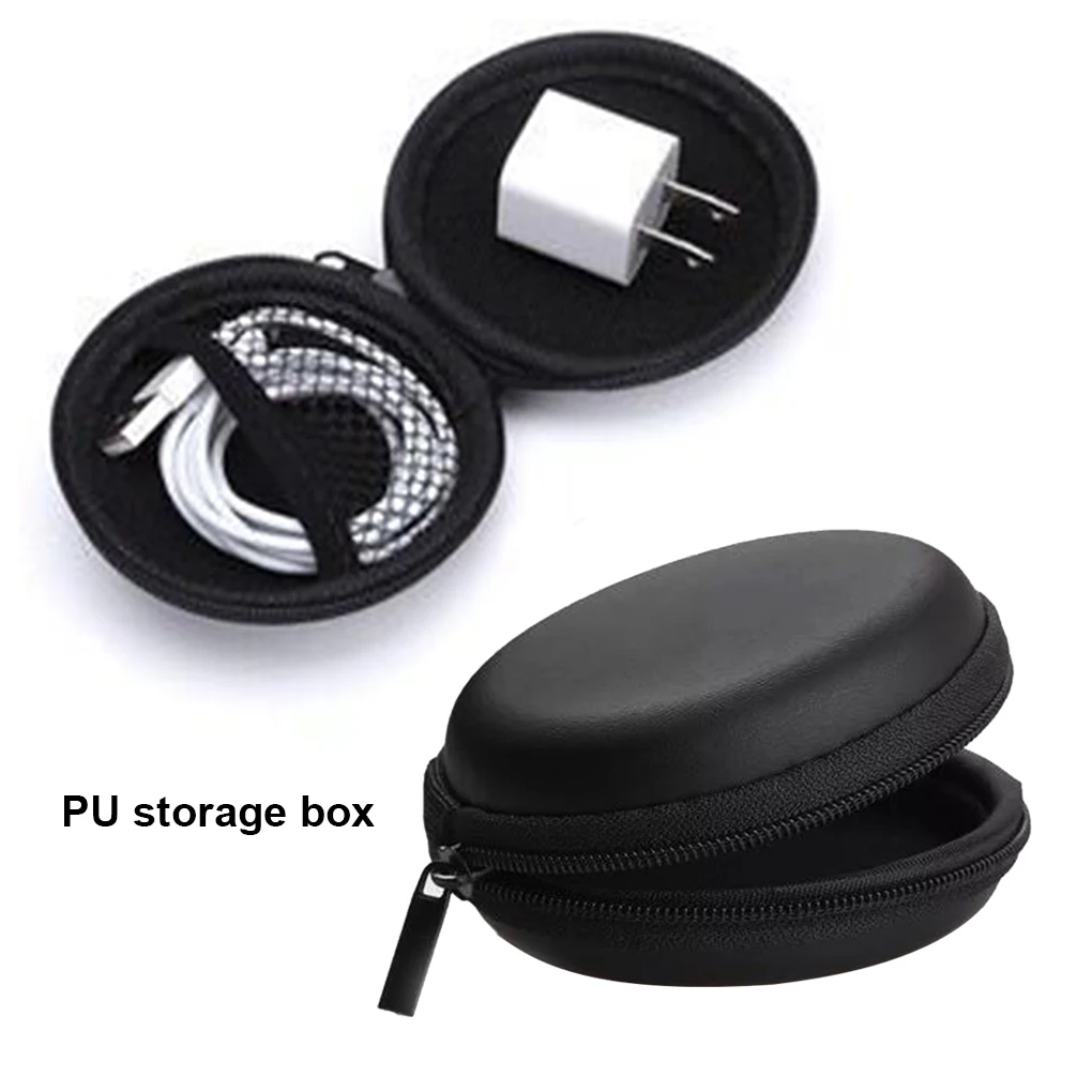 

Earphone Holder Case Storage Carrying Hard Bag Box Case For Earphone Headphone Accessories Earbuds memory Card USB Cable