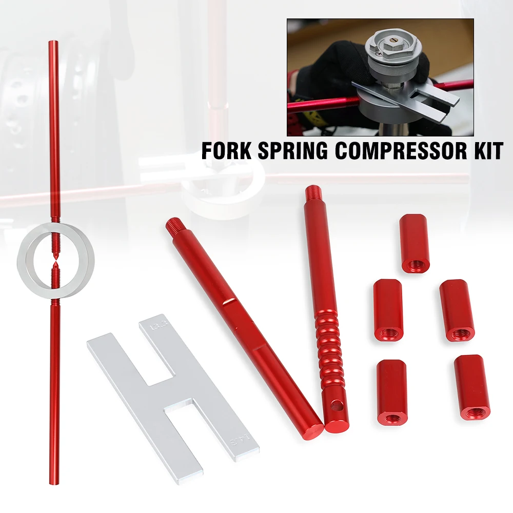 Universal Motorcycle Fork Spring Compressor Repair Tool For Honda Motorcycle Accessories Fork Bleeding Damper Rod Holding Tool
Universal Motorcycle Fork Spring Compressor Repair Tool For Honda Motorcycle Accessories Fork Bleeding Damper Rod Holding Tool