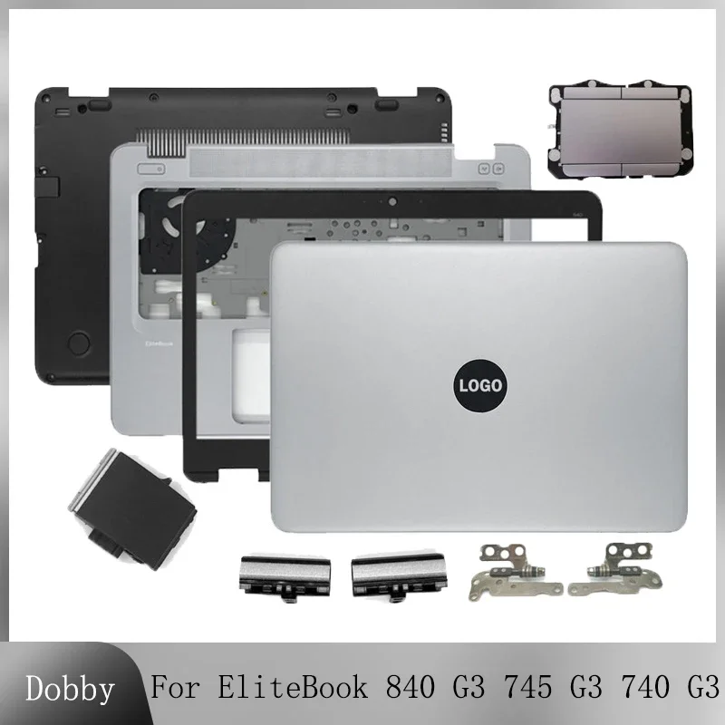 

New For HP EliteBook 840 G3 745 740 G3 LCD Back Cover Lid Front Bezel Hinges Palmrest Top Case Lower Bottom Case RJ45 821161-001