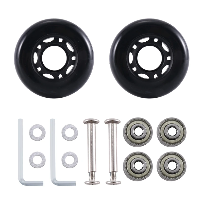 Luggage Suitcase Wheels Replacement Part Kits 63 X 18Mm Universal Environmentally Friendly PU Luggage Repair Pair Black
Luggage Suitcase Wheels Replacement Part Kits 63 X 18Mm Universal Environmentally Friendly PU Luggage Repair Pair Black