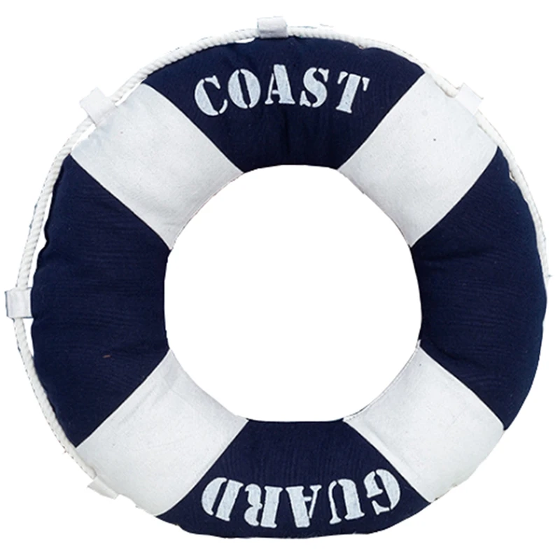 40X40cm Round Mediterranean Style Lifebuoy Shaped Cushion Throw Nautical Pillow Chlidren Bedroom Decorative
40X40cm Round Mediterranean Style Lifebuoy Shaped Cushion Throw Nautical Pillow Chlidren Bedroom Decorative